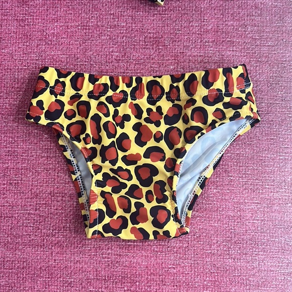 NWOT Baby Leopard Bikini Size 12-18m - Picture 3 of 5